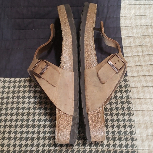 Birkenstock Gizeh Tobacco Brown Sandals Size 41 - Picture 9 of 10